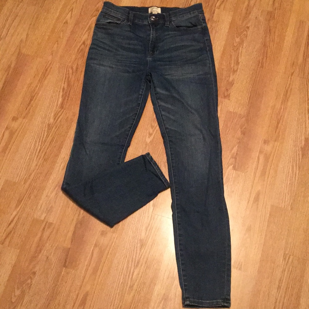 J Crew Lookout high rise skinny jeans